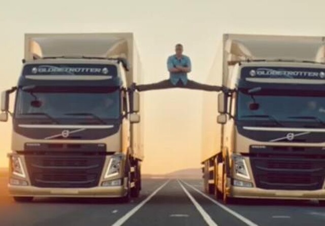 Van Damme i vild Volvo-video