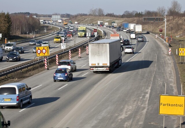 Danske Anlægsentreprenører: Fortsæt fartkontrollen ved vejarbejder