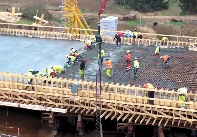 Tre nye betonbroer til ny midtjysk omfartsvej