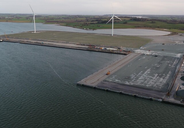 Lindø port of Odense får nøglerne til første etape af havneudvidelse