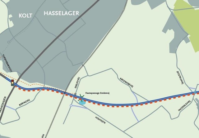Ny vej ved Aarhus skal udvides til tre spor