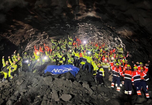NCC med gennembrud i Færøsk tunnel