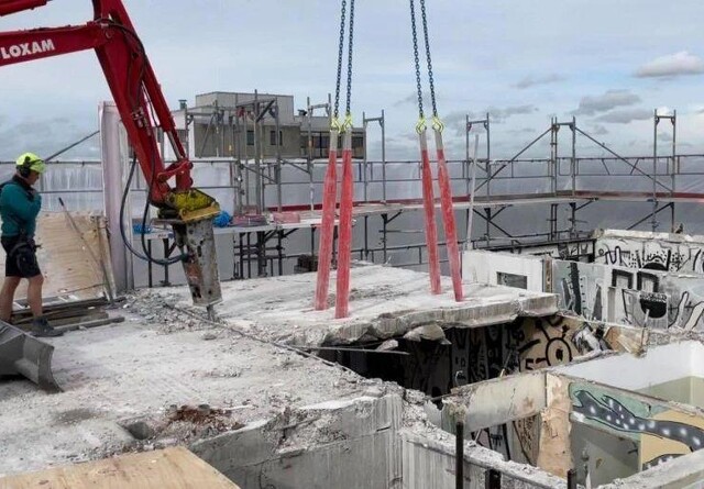 25.000 tons giftig beton fra Brøndby får nyt liv i Holland