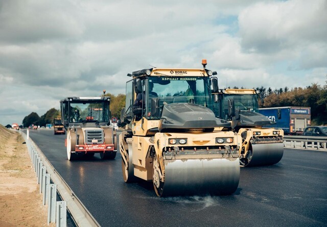 NCC skal lægge ny asfalt på Midtjyske Motorvej