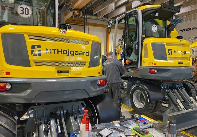 Små maskiner med stor udrustning til MT Højgaard