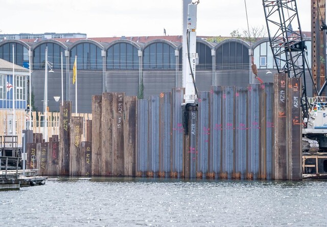5.000 ton spuns til byggegrube til Nordhavnstunnelen