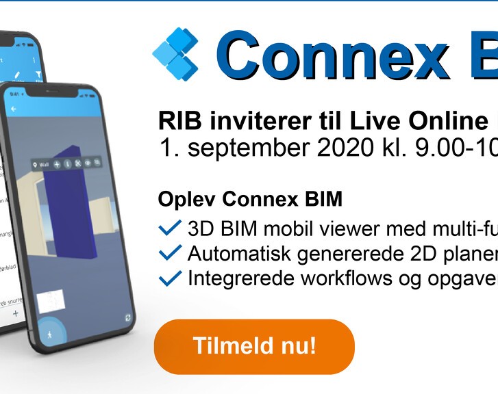 Invitation til Connex BIM - Live Online Launch