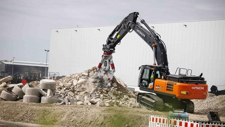 Ny Hitachi-graver kan også klare de sekundære nedbrydningsopgaver