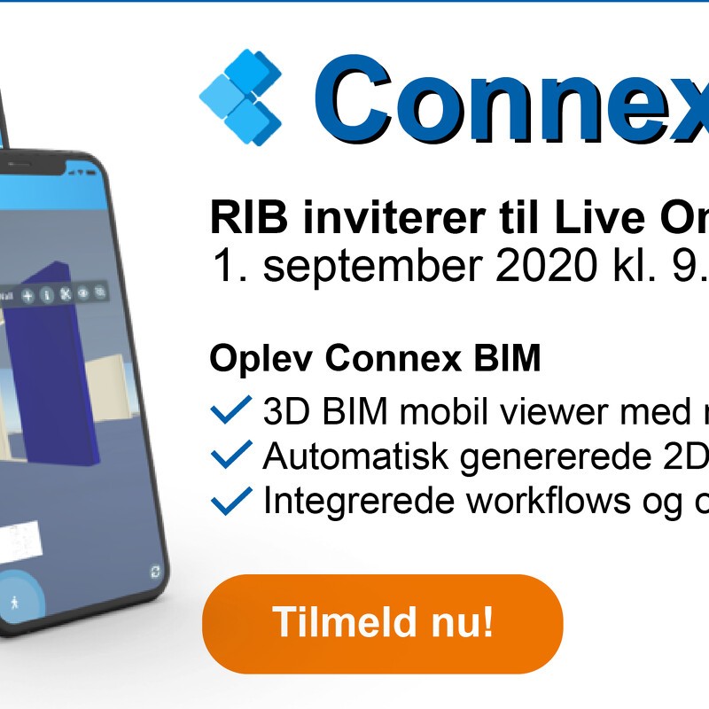 Invitation til Connex BIM - Live Online Launch