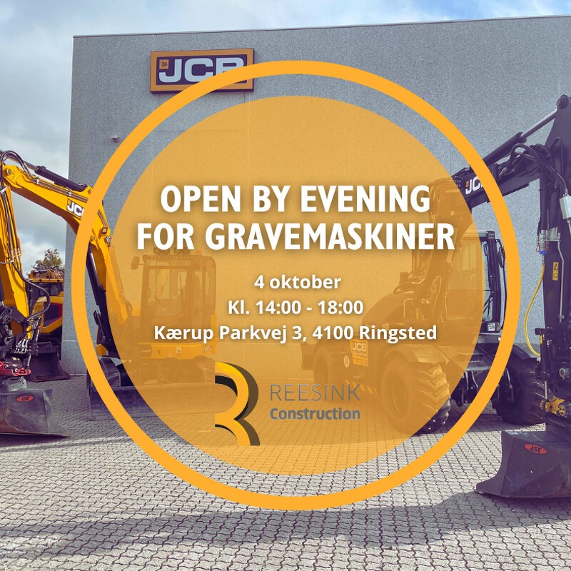 Open By Evening for entreprenørmaskiner hos Reesink Construction A/S!